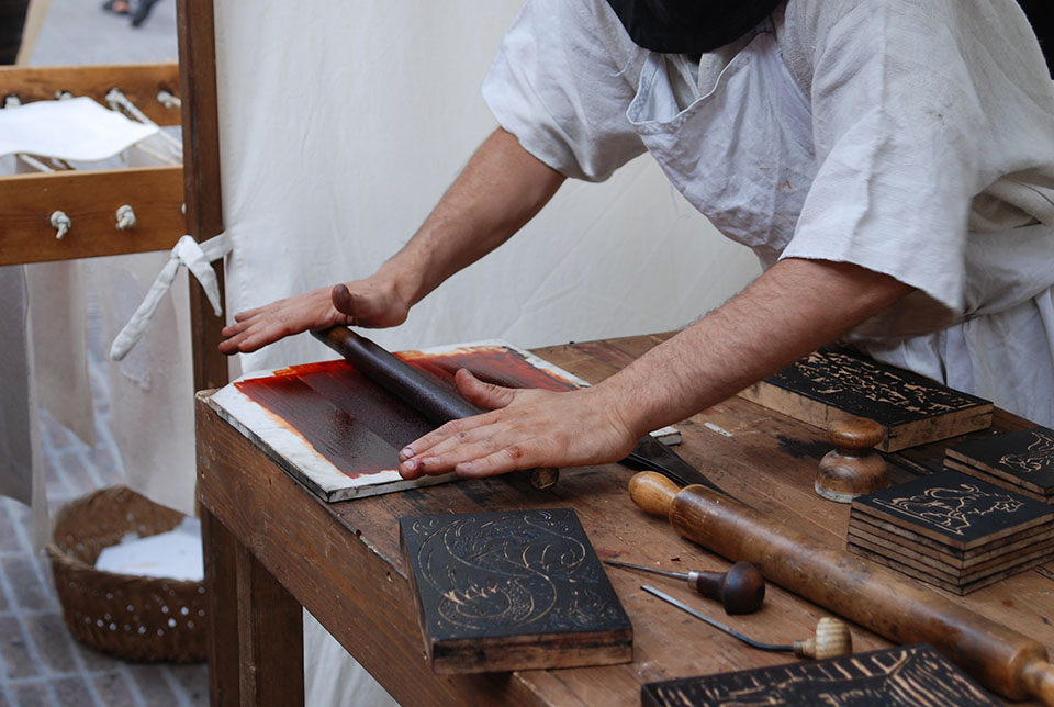 Le Incisioni co' lo Bulino - La Xilografia